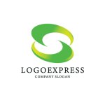 画像3: S字の流れるようなダイナミックロゴ (3)