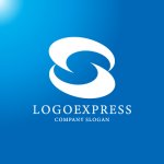 画像4: S字の流れるようなダイナミックロゴ (4)