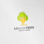 画像6: 人と木が共生する成長とウェルネスロゴ (6)