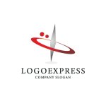 画像3: 羅針盤と軌道の未来を導くロゴ (3)