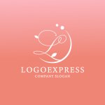 画像4: 女性のための花柄Lロゴ (4)