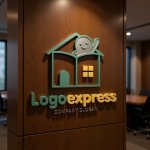 画像9: 本と家と笑顔のロゴ (9)