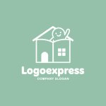 画像4: 本と家と笑顔のロゴ (4)