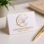 画像16: エレガントな筆記体Aロゴ (16)