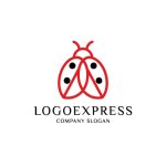 画像3: 可愛らしいテントウムシのロゴ (3)