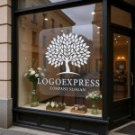 画像7: 優雅なオリーブの木が象徴する繁栄のロゴ (7)