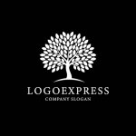 画像4: 優雅なオリーブの木が象徴する繁栄のロゴ (4)