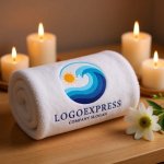 画像5: 太陽と波が輝くオーシャンロゴ (5)