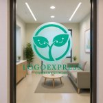 画像6: 笑顔の葉っぱと芽生えのナチュラルロゴ (6)