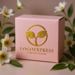 画像10: 笑顔の葉っぱと芽生えのナチュラルロゴ (10)