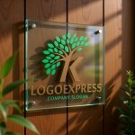 画像11: Kの文字と葉が織りなす成長の木ロゴ (11)