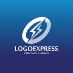 画像4: S字と稲妻のダイナミックテクノロジーロゴ (4)