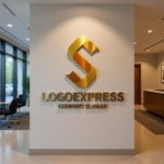 画像10: S字の流れるようなダイナミックロゴ (10)