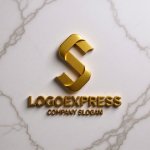 画像13: S字の流れるようなダイナミックロゴ (13)