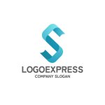 画像3: S字の流れるようなダイナミックロゴ (3)