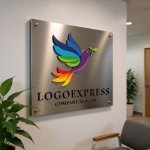 画像13: 平和の鳥と葉のロゴ (13)