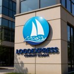 画像8: 帆船と波のダイナミックマリンロゴ (8)