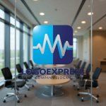 画像9: M字と心電図のヘルスケアロゴ (9)