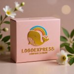 画像10: カラフルな虹とクジラの希望ロゴ (10)