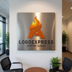 画像7: A字と炎の情熱的ロゴ (7)