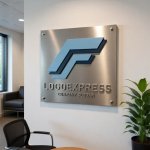 画像7: F字のスピード感あふれるモダンロゴ (7)