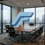 画像11: F字のスピード感あふれるモダンロゴ (11)