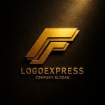 画像12: F字のスピード感あふれるモダンロゴ (12)