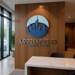 画像13: 都市と円が織りなす未来の街並みロゴ (13)