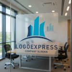 画像8: M字とビル群の都市開発ロゴ (8)