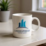 画像12: M字とビル群の都市開発ロゴ (12)