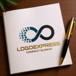 画像6: デジタル無限の繋がりを表現したロゴ (6)