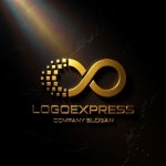 画像12: デジタル無限の繋がりを表現したロゴ (12)