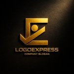 画像12: Eとチェックマーク、人型の信頼ロゴ (12)