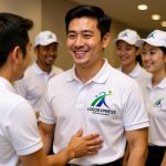 画像14: IとK、躍動する人型で繋がりを示すロゴ (14)