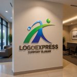 画像10: IとK、躍動する人型で繋がりを示すロゴ (10)