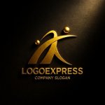 画像12: IとK、躍動する人型で繋がりを示すロゴ (12)