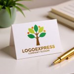 画像16: 成長とつながりを表す木と人々のロゴ (16)