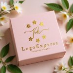 画像10: PeまたはReと桜の花が彩るエレガントなロゴ (10)