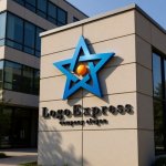 画像8: 星と中心の輝きが象徴する成功ロゴ (8)