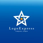 画像4: 星と中心の輝きが象徴する成功ロゴ (4)