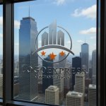 画像16: 都市と星が輝く発展と信頼のロゴ (16)