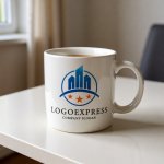 画像12: 都市と星が輝く発展と信頼のロゴ (12)