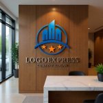 画像13: 都市と星が輝く発展と信頼のロゴ (13)