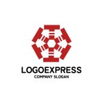 画像3: Tと六角形の技術的つながりロゴ (3)