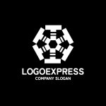 画像4: Tと六角形の技術的つながりロゴ (4)