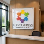 画像13: 笑顔の手で作られた輪のロゴ (13)