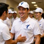 画像14: Tと人型がサポートと成長を示すロゴ (14)