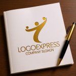 画像6: Tと人型がサポートと成長を示すロゴ (6)