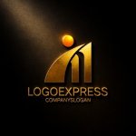 画像12: Mと人型が前進する未来志向ロゴ (12)