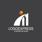 画像4: Mと人型が前進する未来志向ロゴ (4)